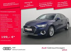 Blau Gebraucht 2024 Audi A3 Advanced Limousine | 30.488 € (Guter Preis)