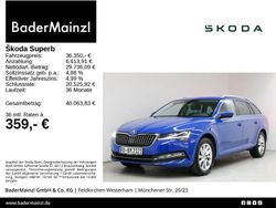 Blau Gebraucht 2024 Skoda Superb Style Kombi | 36.350 € (Superpreis)