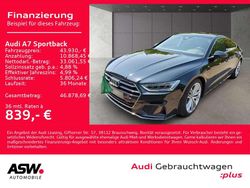 Brillantschwarz Gebraucht 2019 Audi A7 S-Line Limousine | 43.930 € (Fairer Preis)