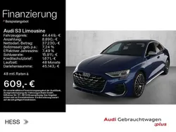Ascariblau metallic Gebraucht 2024 Audi S3 Sport Limousine | 44.449 € (Superpreis)