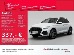Gletscherweiß metallic Gebraucht 2023 Audi Q5 S-Line SUV | 51.257 € (Etwas zu teuer)