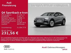 Grau Gebraucht 2022 Audi Q4 Sportback e-tron Sport SUV | 27.310 € (Guter Preis)
