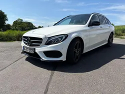 Weiß Gebraucht 2018 Mercedes C220 AMG line Kombi | 18.699 € (Superpreis)