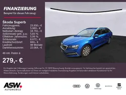 Raceblau metallic Gebraucht 2022 Skoda Superb Ambition Kombi | 23.930 € (Fairer Preis)