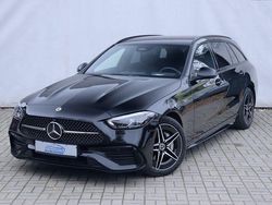 Schwarz Gebraucht 2023 Mercedes C220 AMG line Limousine | 43.460 € (Teuer)