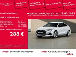 2y gletscherweiß metallic Gebraucht 2025 Audi A3 Advanced Limousine | 32.900 € (Fairer Preis)