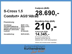Weiß Neu 2025 Suzuki SX4 S-Cross Comfort+ SUV | 28.690 € (Fairer Preis)