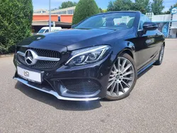 Schwarz Gebraucht 2017 Mercedes C220 AMG line Cabrio | 27.990 € (Fairer Preis)