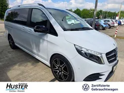 Bergkristallweiß metallic 674 Gebraucht 2018 Mercedes V250 Avantgarde Edition Van / Kleinbus | 47.950 € (Etwas zu teuer)