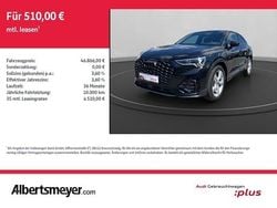 Mythosschwarz metallic Gebraucht 2024 Audi Q3 Sportback S-Line SUV | 48.866 € (Teuer)