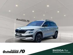Steelgrau Gebraucht 2024 Skoda Karoq SportLine SUV | 37.750 € (Etwas zu teuer)