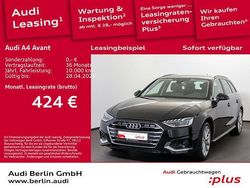 Mythosschwarz metallic Gebraucht 2024 Audi A4 Advanced Plus Kombi | 40.590 €