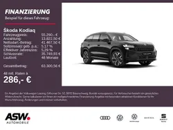 Schwarz Neu 2025 Skoda Kodiaq SportLine SUV | 55.290 € (Etwas zu teuer)