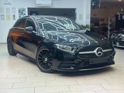 Nachtschwarz unilack Gebraucht 2019 Mercedes A180 AMG line Limousine | 21.300 € (Superpreis)