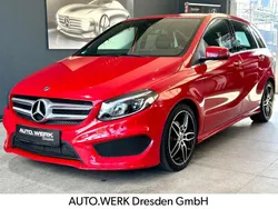 Rot Gebraucht 2017 Mercedes B180 AMG line Van / Kleinbus | 20.990 € (Teuer)