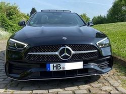 Schwarz Gebraucht 2023 Mercedes C220 AMG line Limousine | 45.500 €