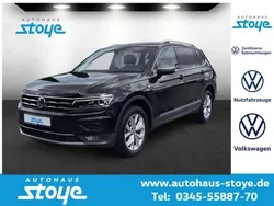 Schwarz Gebraucht 2021 VW Tiguan Allspace Highline SUV | 31.449 € (Superpreis)