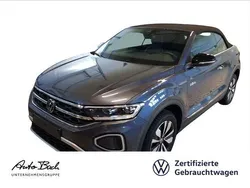 Grau (rauchgrau metallic/schwarz) Gebraucht 2025 VW T-Roc Cabriolet Style Cabrio | 32.980 € (Superpreis)