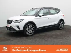 Nevada weiß metallic / midnigh Gebraucht 2024 Seat Arona Style SUV | 24.280 € (Etwas zu teuer)
