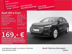 Mythosschwarz metallic Gebraucht 2023 Audi Q4 e-tron Comfort SUV | 26.383 € (Fairer Preis)
