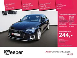 Brillantschwarz Gebraucht 2022 Audi A3 Sportback e-tron Design Limousine | 24.390 € (Fairer Preis)