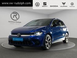 Reef blue metallic/schwarz (metallic) Gebraucht 2024 VW Polo R-line Kleinwagen | 26.389 € (Teuer)