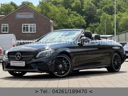 Schwarz Gebraucht 2021 Mercedes C300 AMG line Cabrio | 34.990 € (Fairer Preis)