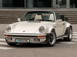 Perlmuttweiß metallic Gebraucht 1988 Porsche 911 Turbo Cabriolet Cabrio | 154.930 €