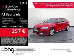 Rot Gebraucht 2024 Audi A3 Sportback S-Line Kombi | 32.930 € (Guter Preis)