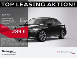 Schwarz Gebraucht 2025 Audi A3 S-Line Limousine | 34.440 € (Guter Preis)