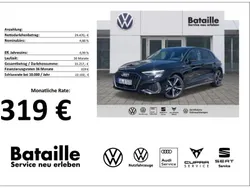 Schwarz Gebraucht 2023 Audi A3 Sportback S-Line Limousine | 29.470 € (Fairer Preis)
