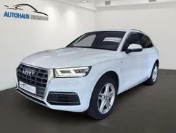 Gletscherweiß metallic Gebraucht 2018 Audi Q5 S-Line SUV | 29.580 € (Guter Preis)