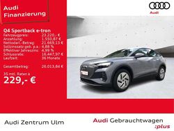 Grau Gebraucht 2022 Audi Q4 Sportback e-tron Basis SUV | 23.220 € (Superpreis)