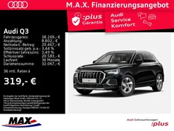 Mythosschwarz metallic Gebraucht 2025 Audi Q3 Advanced Plus SUV | 38.269 € (Guter Preis)