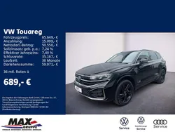 Grenadillschwarz metallic (metallic) Gebraucht 2024 VW Touareg R-line SUV | 65.649 € (Fairer Preis)