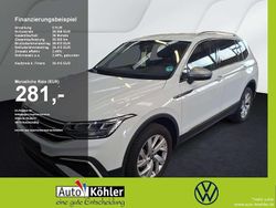 Pure white / titanschwarz Gebraucht 2025 VW Tiguan Allspace Life SUV | 34.410 € (Superpreis)