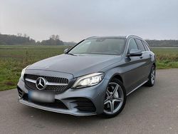 Grau Gebraucht 2018 Mercedes C400 AMG line Kombi | 27.000 € (Guter Preis)