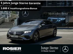 Grau / selenitgrau (metallic) Gebraucht 2024 Mercedes EQE300 Advanced Limousine | 43.775 €