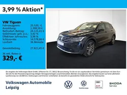 Schwarz Gebraucht 2022 VW Tiguan Sport SUV | 25.520 € (Superpreis)