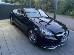 Schwarz Gebraucht 2014 Mercedes E220 AMG line Cabrio | 18.750 € (Etwas zu teuer)