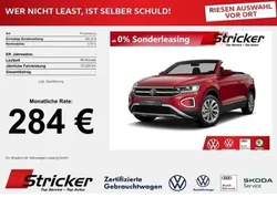 Kings red metallic / schwarz Neu 2025 VW T-Roc Cabriolet Style Cabrio | 34.390 € (Fairer Preis)