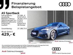 Grau Gebraucht 2021 Audi A5 Sportback S-Line Kleinwagen | 32.589 € (Fairer Preis)