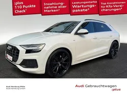 Gletscherweiß metallic Gebraucht 2022 Audi Q8 Ambiente SUV | 79.480 € (Etwas zu teuer)