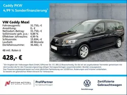 Schwarz Gebraucht 2024 VW Caddy Maxi Basis Van / Kleinbus | 32.290 € (Superpreis)