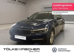 Mediterranblau (metallic) Gebraucht 2019 BMW 530e Sport Line Limousine | 25.995 € (Superpreis)