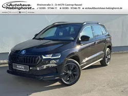 Schwarz Gebraucht 2025 Skoda Karoq SportLine SUV | 34.990 € (Fairer Preis)