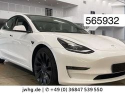 Weiß Gebraucht 2021 Tesla Model 3 Performance Limousine | 27.950 € (Guter Preis)