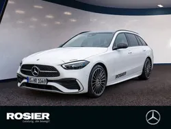 Weiß Gebraucht 2024 Mercedes C200 AMG line Kombi | 47.490 € (Teuer)