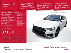 Gletscherweiß metallic Gebraucht 2024 Audi S6 Ambiente Limousine | 67.890 € (Fairer Preis)