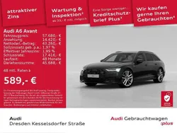 Brillantschwarz Gebraucht 2024 Audi A6 Design Kombi | 57.680 €
